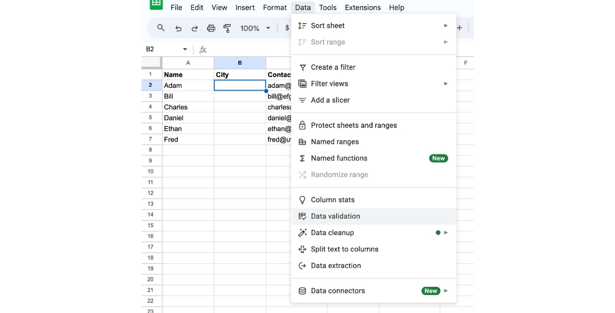 How To Add Drop Down List In Google Sheet - Tutorial