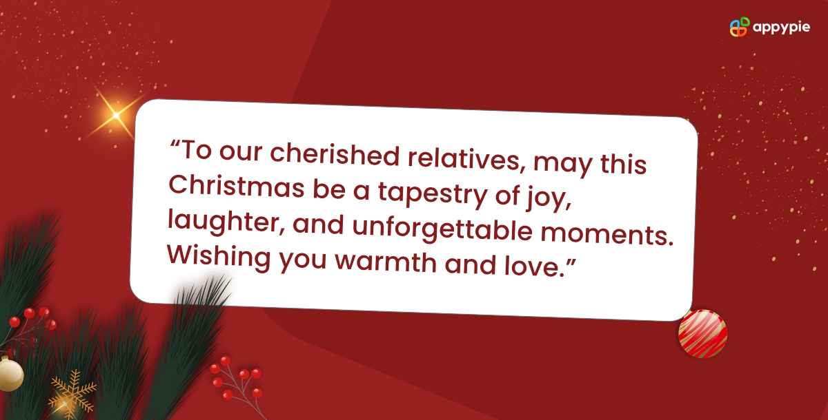 Christmas Wishes for Relatives