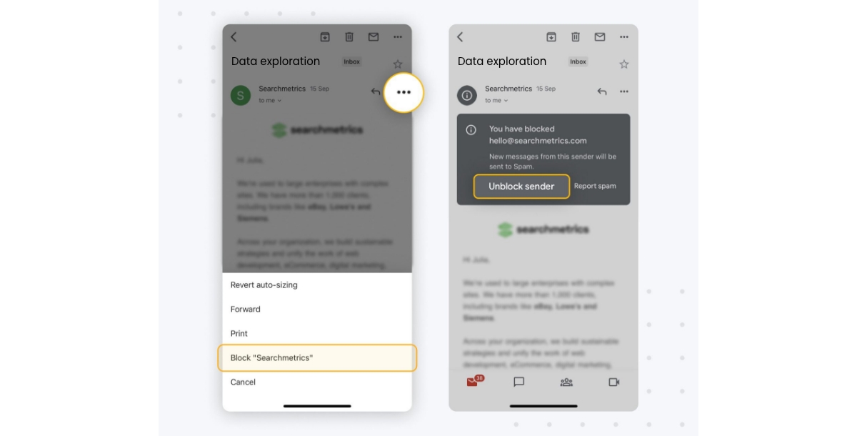 How to Block Emails on Gmail on a Mobile Device