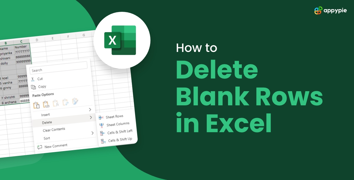 How to Delete Blank Rows in Excel