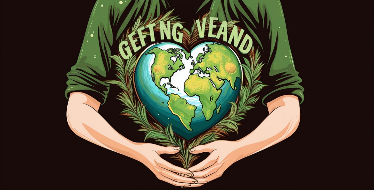 Green Eco friendly T shirt Design 
