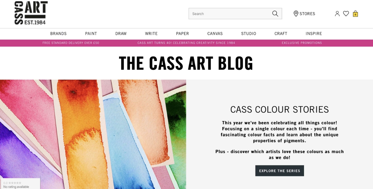 Cass Art Blog