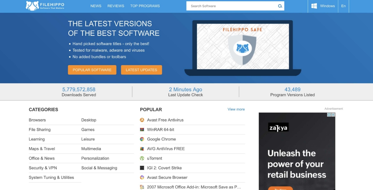 10 Safest Free Software Download Sites 