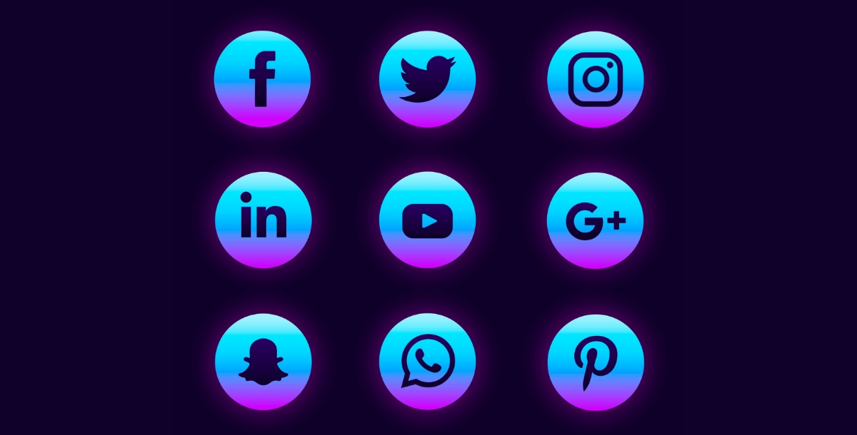 Gradient Social Media Icons Pack