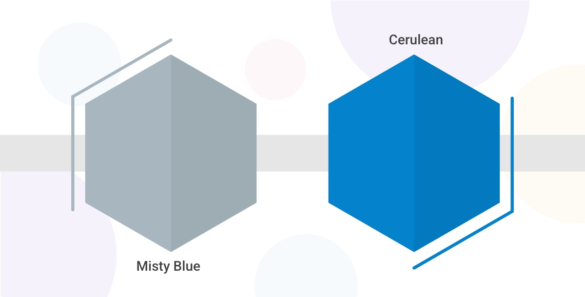 Misty Blue vs. Cerulean: A Tale of Two Blues 