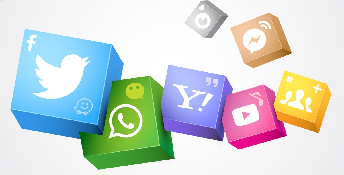 Motion Array 3D Extruded Social Media Icons Pack