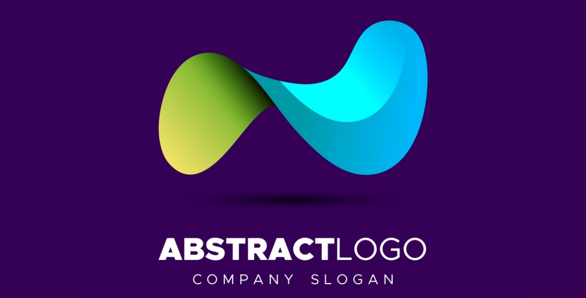 Abstract logo in types of logos