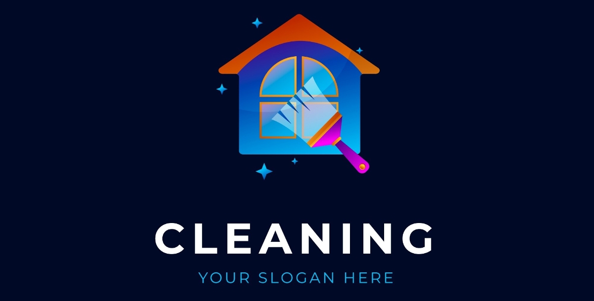 Home Cleaning Business Logo
