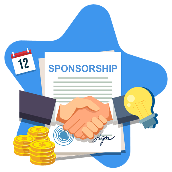 earn by sponsorship