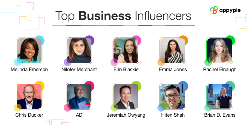Top Business Influencers - Appy Pie