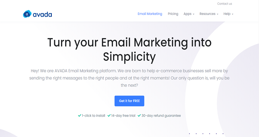 AVADA Email Marketing - Appy Pie