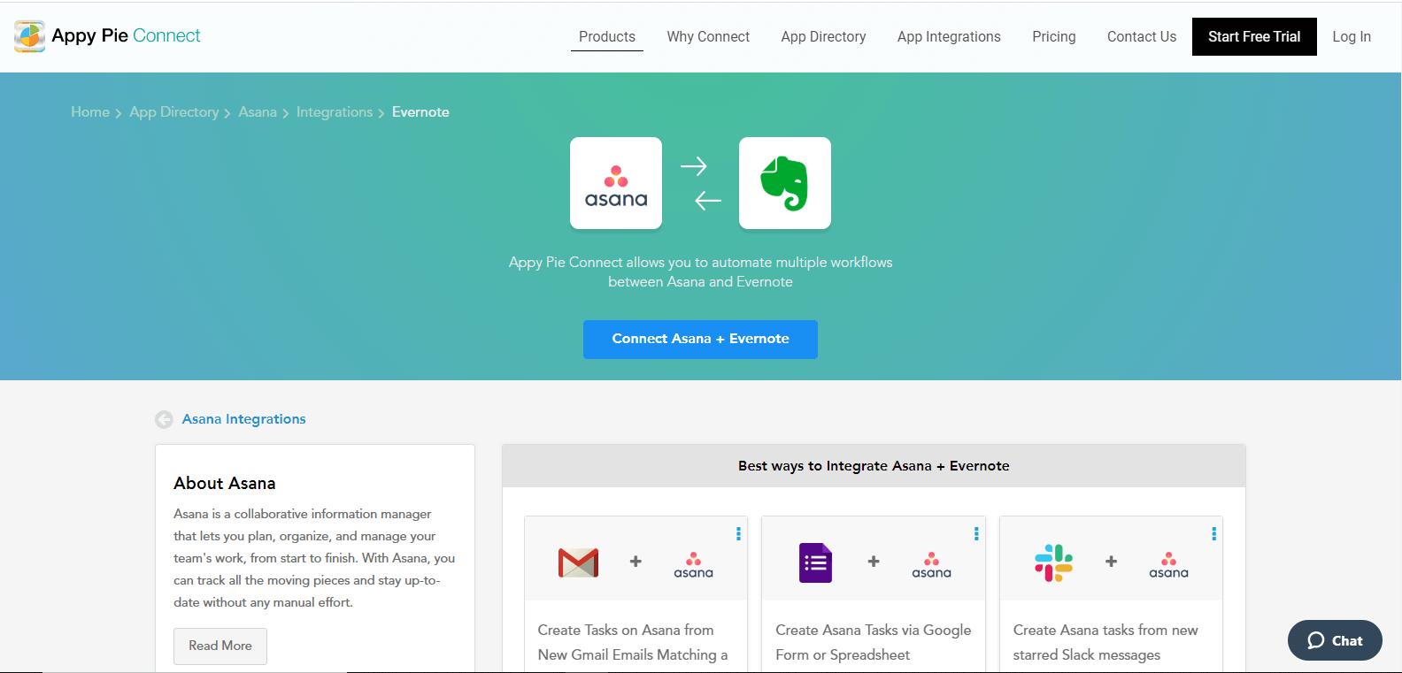 Connect Asana integration with Evernote - Appy Pie