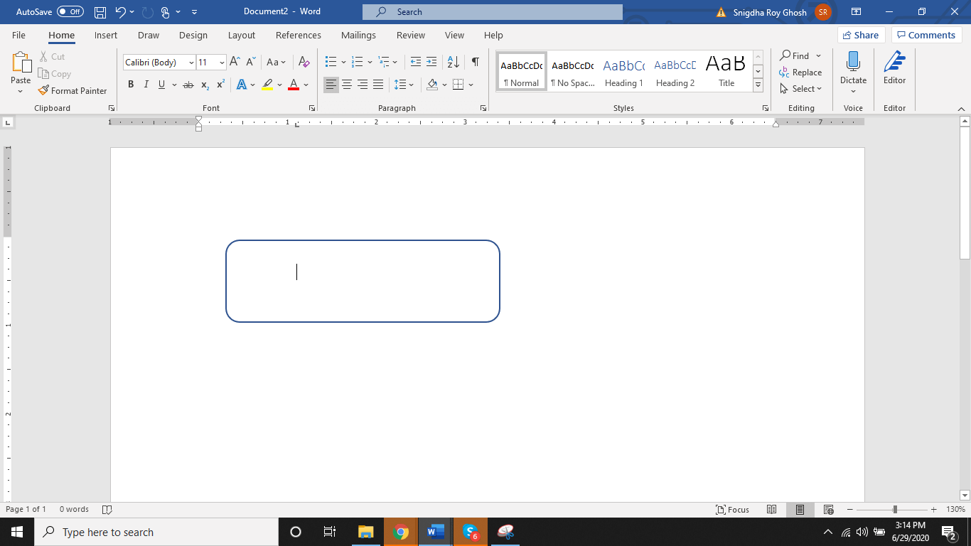 Word document click on shapes - Appy Pie
