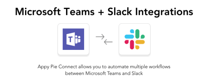 Microsoft Teams and Slack integrations - Appy Pie