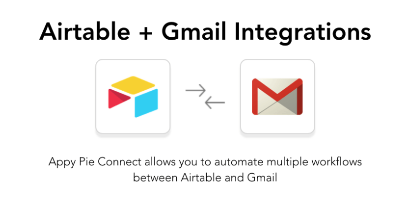 Airtable + Gmail Integrations - Appy Pie