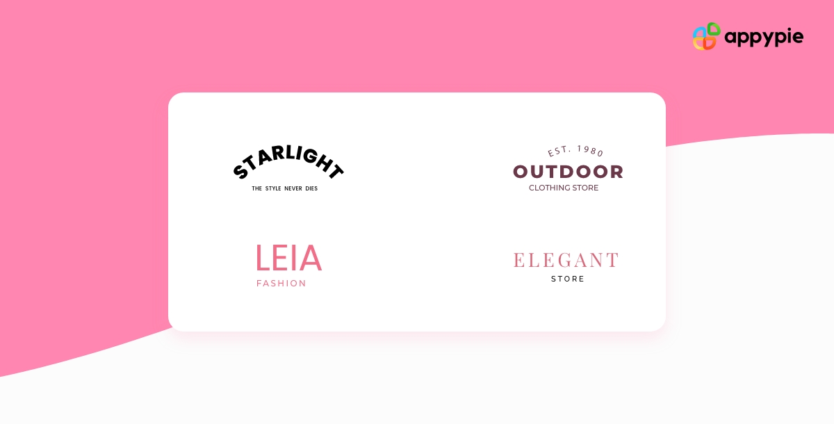 Elements of clothing logo design