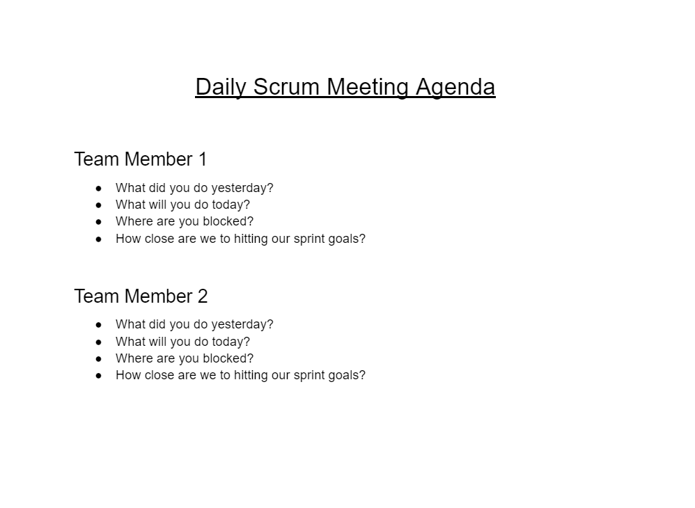 Meeting Agenda Templates and Examples
