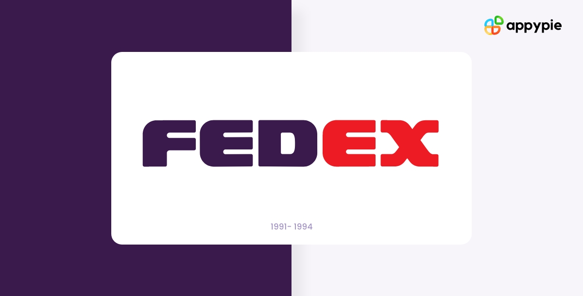 1991- 1994: FedEx Logo