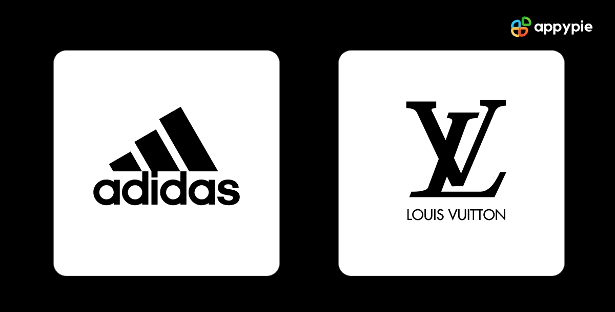 Brands with black logo