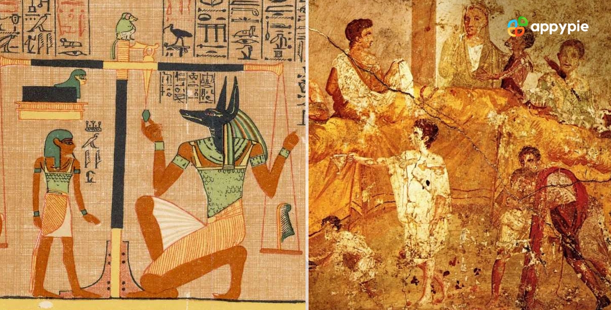 Use of orange in ancient Egyptian, Greek, and Roman art