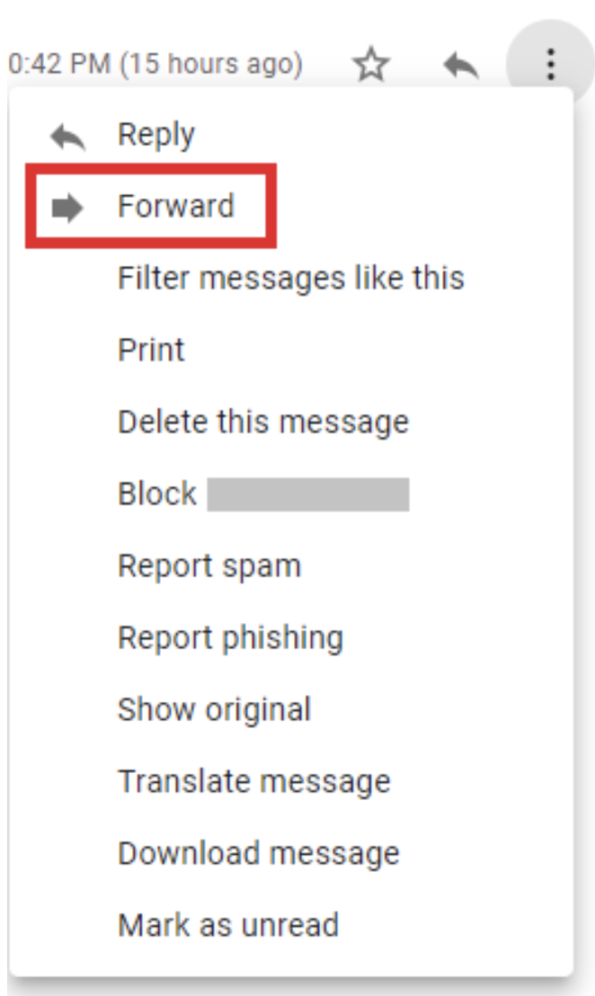 How to forward email in Gmail